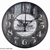 Vintage Clock Boat on the Nile My Wall Clock